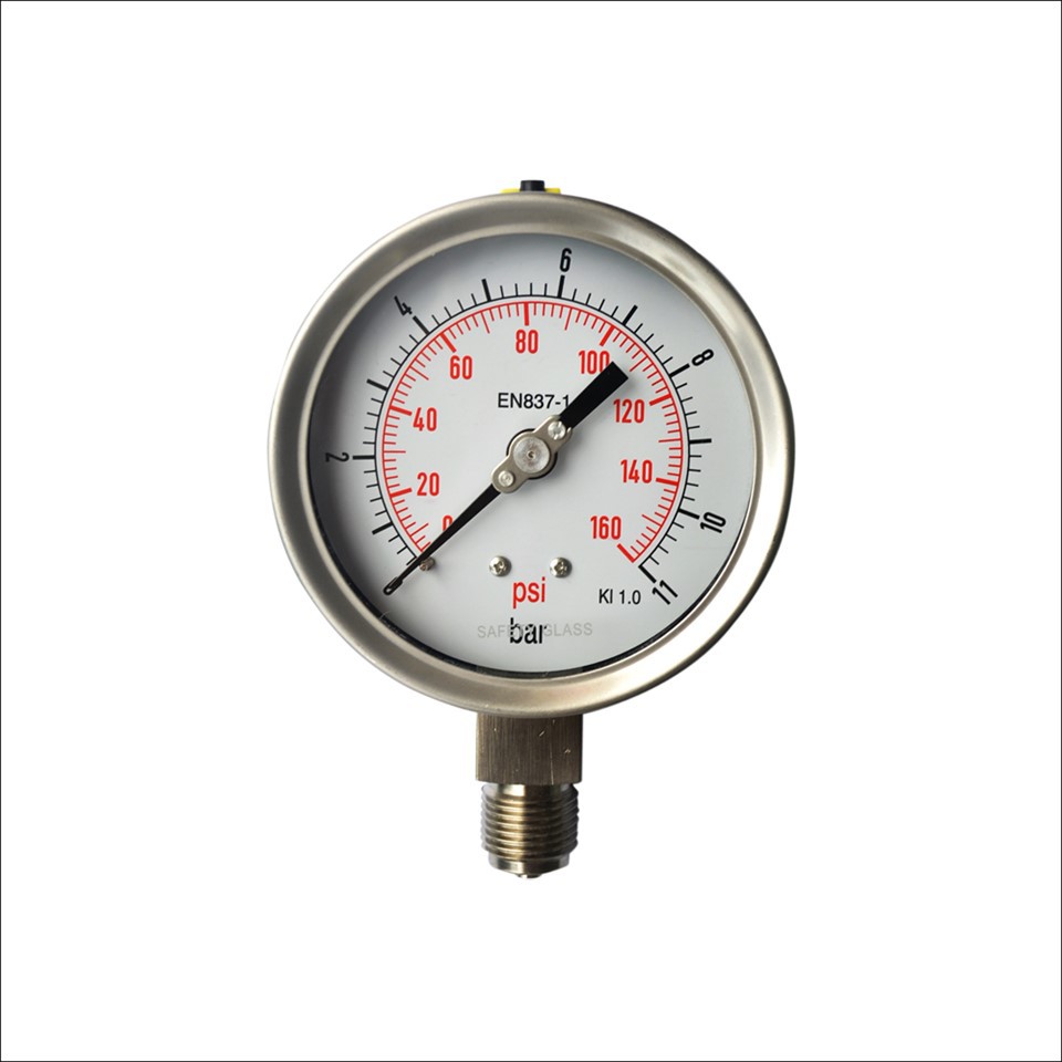 Manómetro de acero inoxidable